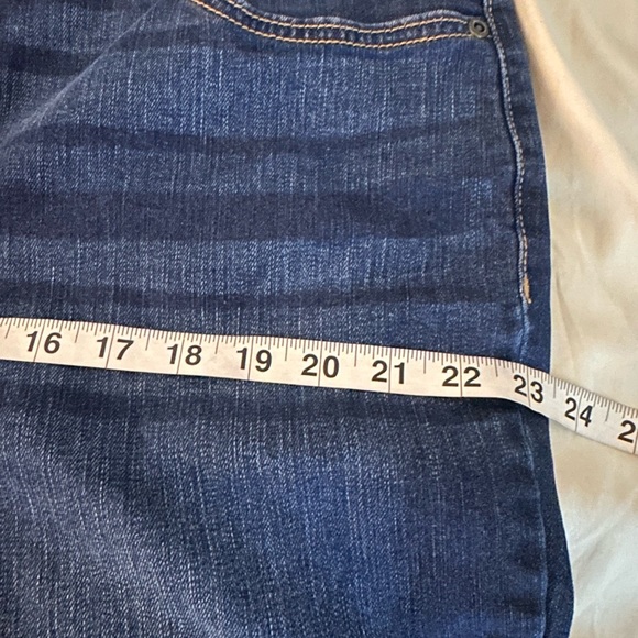 St. John's Bay Dark Blue Boot Cut Jeans - Picture 14 of 15